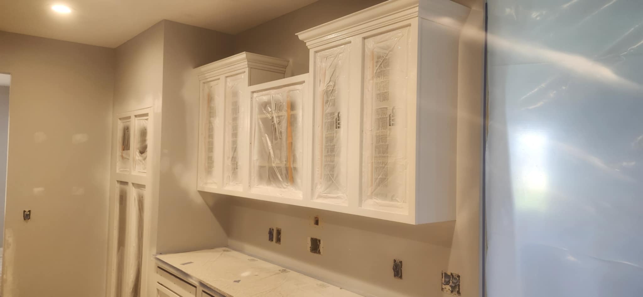 Cabinet Surface Smooth Prep Masks Process