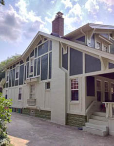 Clean Cut Painting residential scaffolding exterior