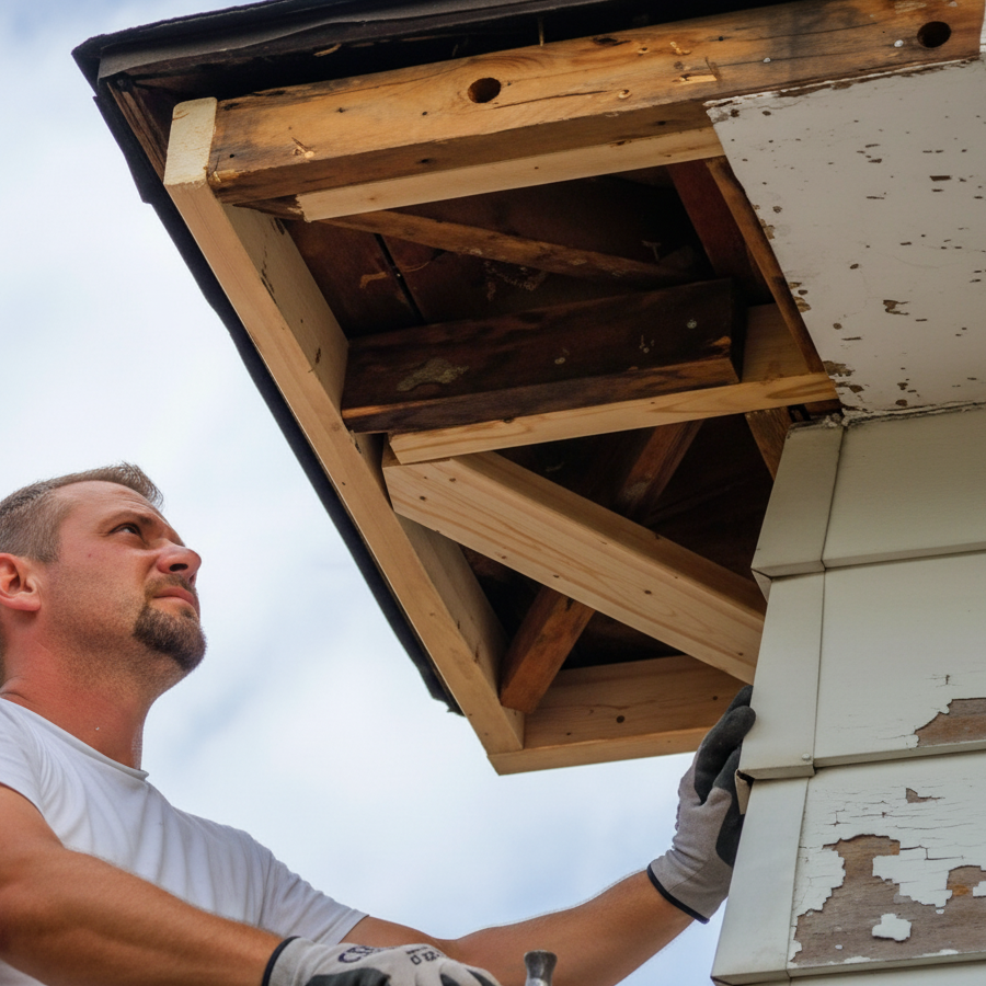 Professional structural wood stabilization repair
